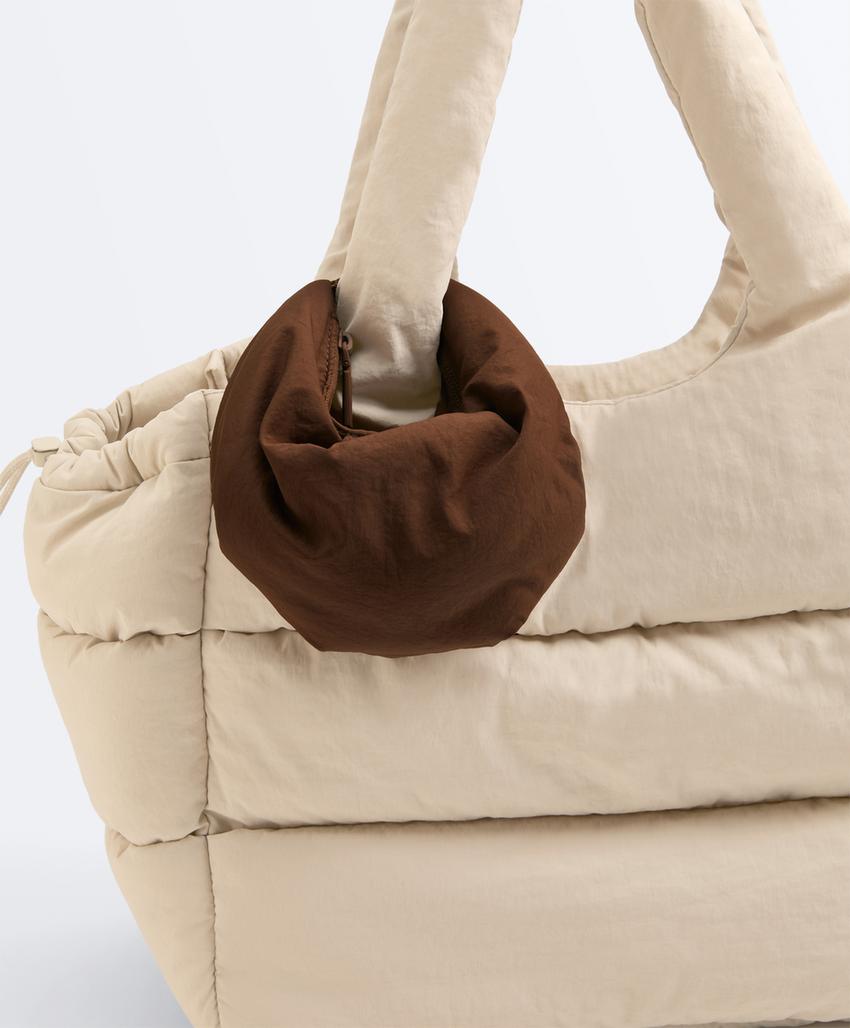 Стеганая мини-сумка через плечо