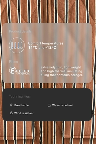 Утепленная водоотталкивающая куртка FELLEX® с AEROGEL- Заказать в России