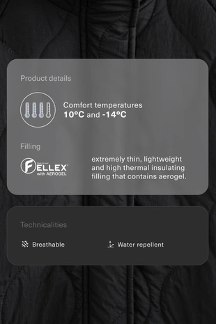 Водоотталкивающая утепленная куртка FELLEX® AEROGEL- Заказать в России