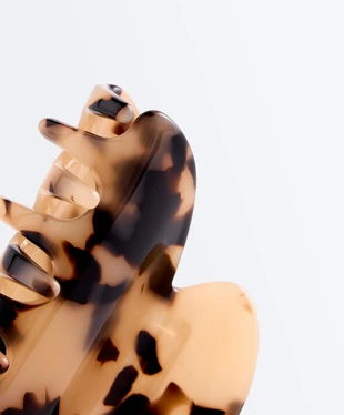 Заколка для волос черепаховой расцветки- Заказать в России