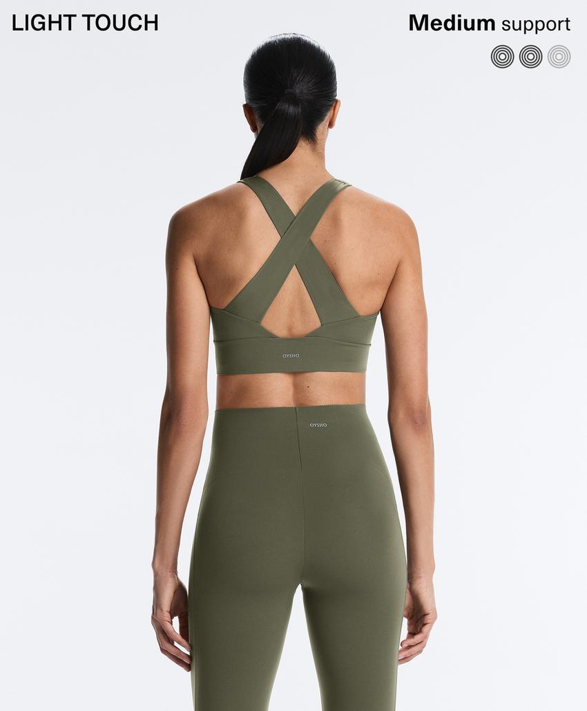 Бюстгальтер средней поддержки light touch с перекрещивающейся спинкой