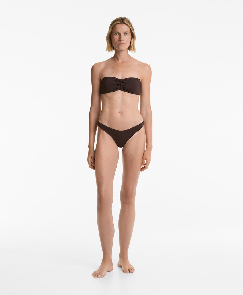 Бандо-бикини с оплеткой