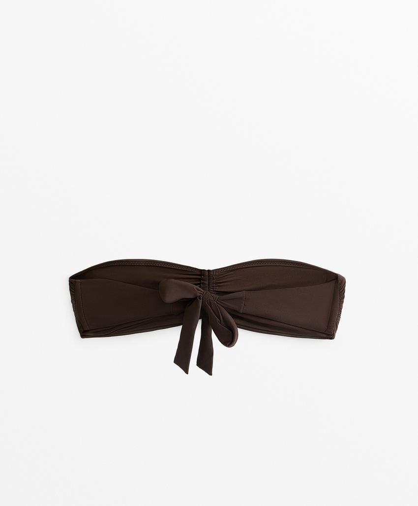 Бандо-бикини с оплеткой