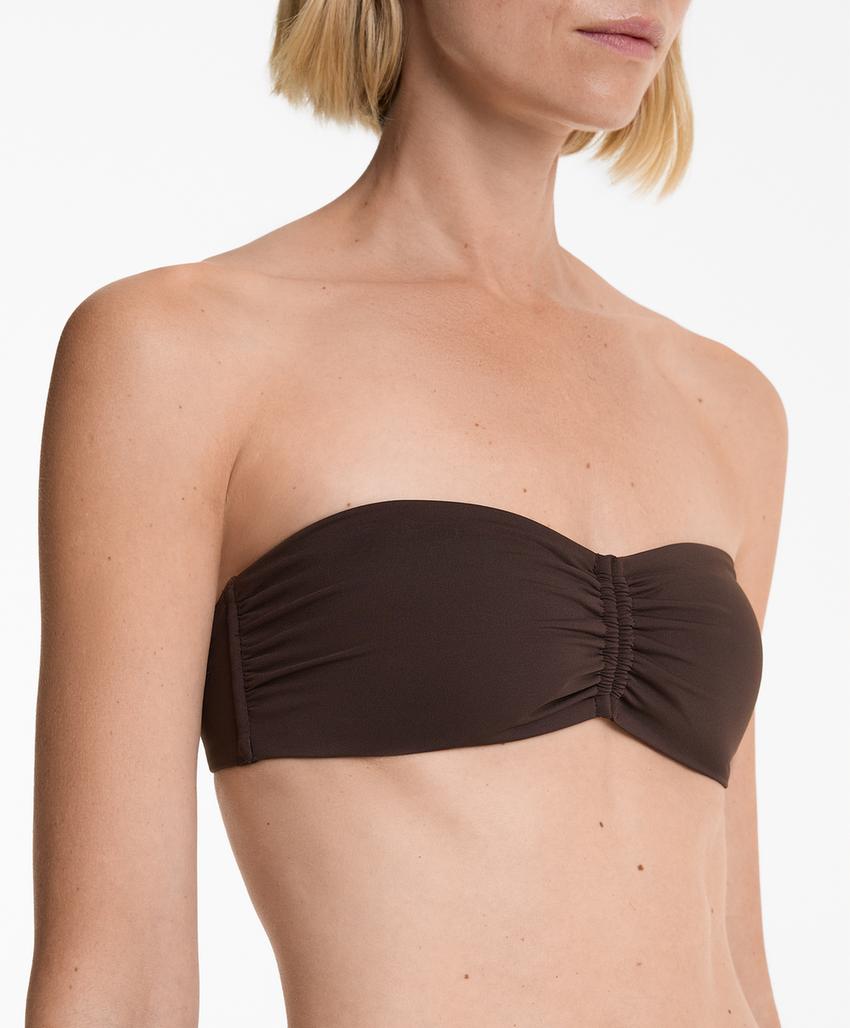 Бандо-бикини с оплеткой