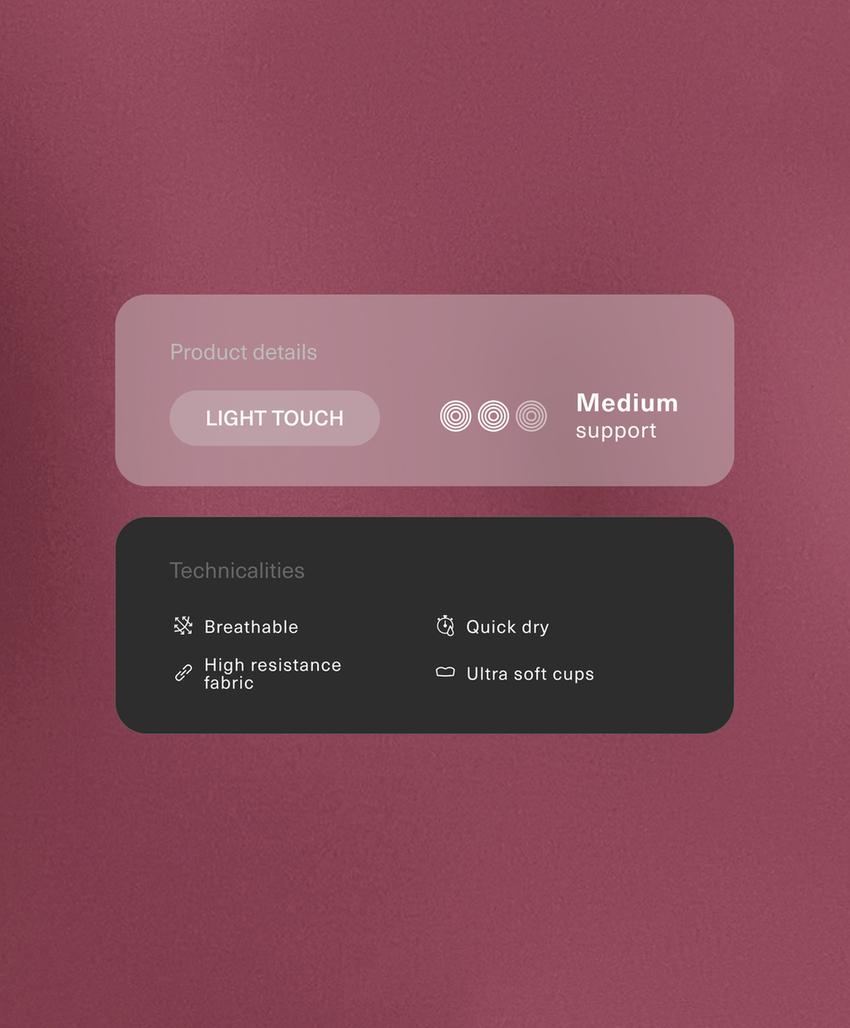 Топ light touch с перекрещивающейся спинкой