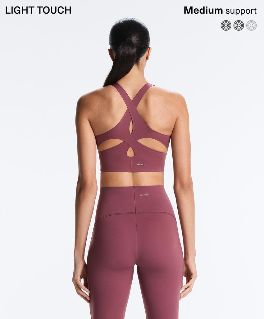 Топ light touch с перекрещивающейся спинкой