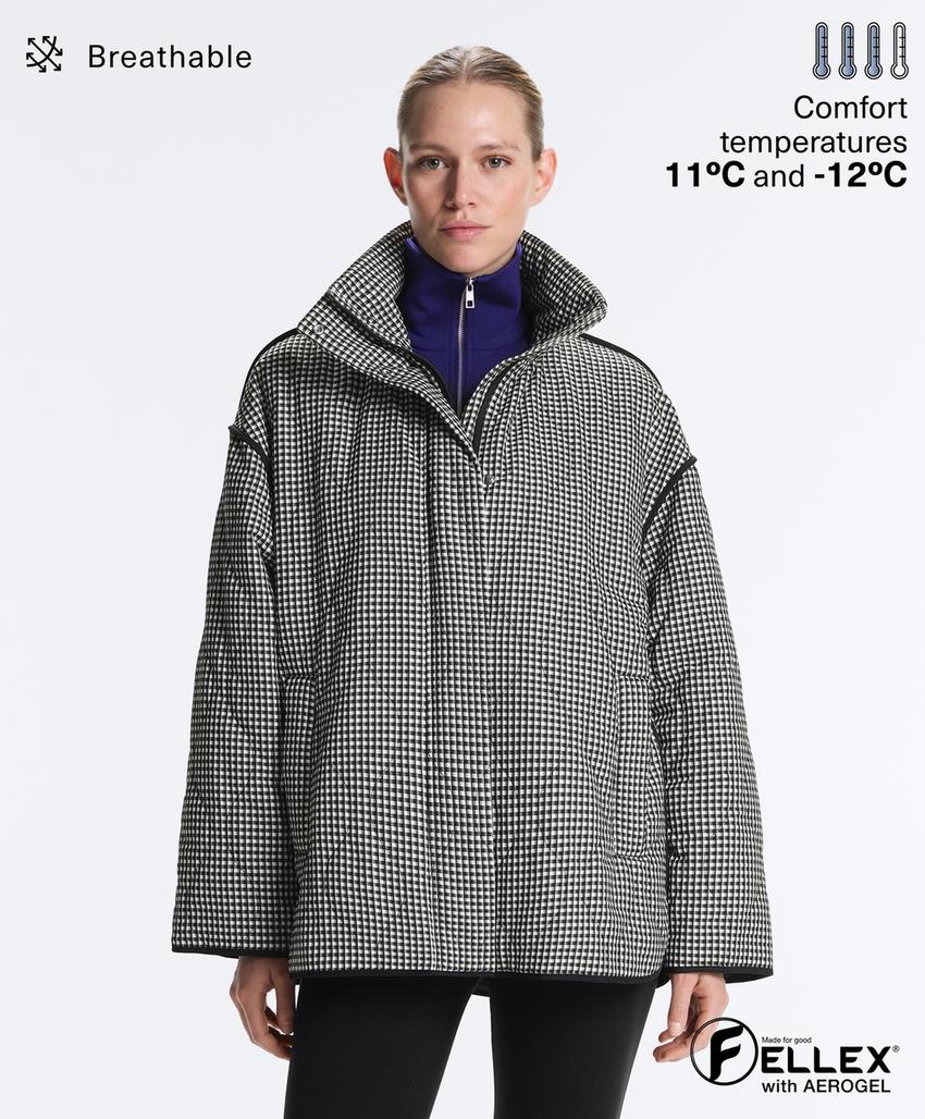 Куртка в клетку с утеплителем fellex® aerogel