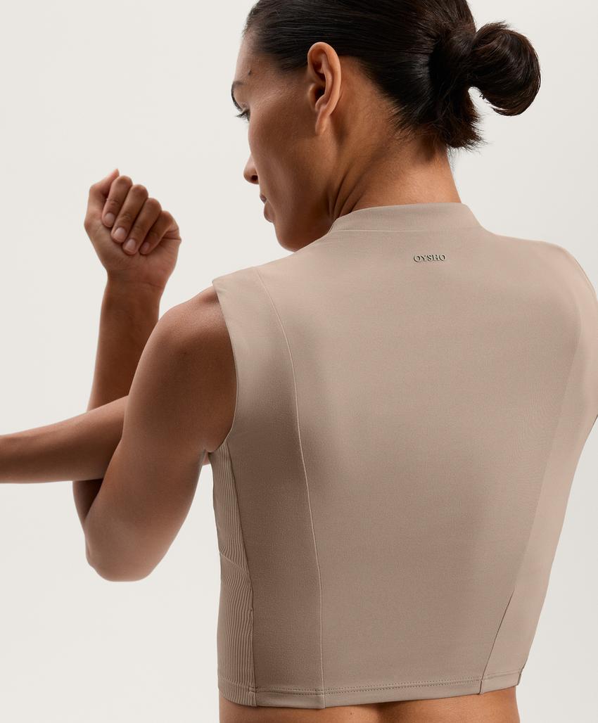 Топ с ребристой текстурой comfortlux