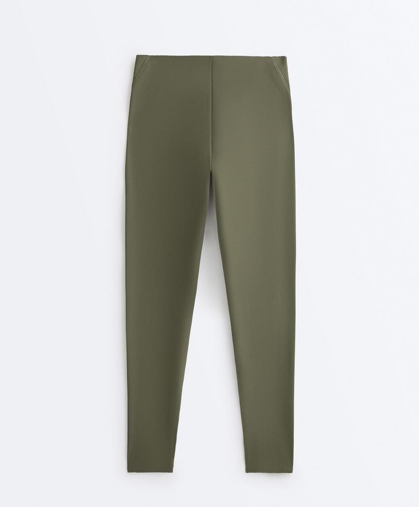 Лосины до щиколотки с высокой посадкой и коррекцией фигуры