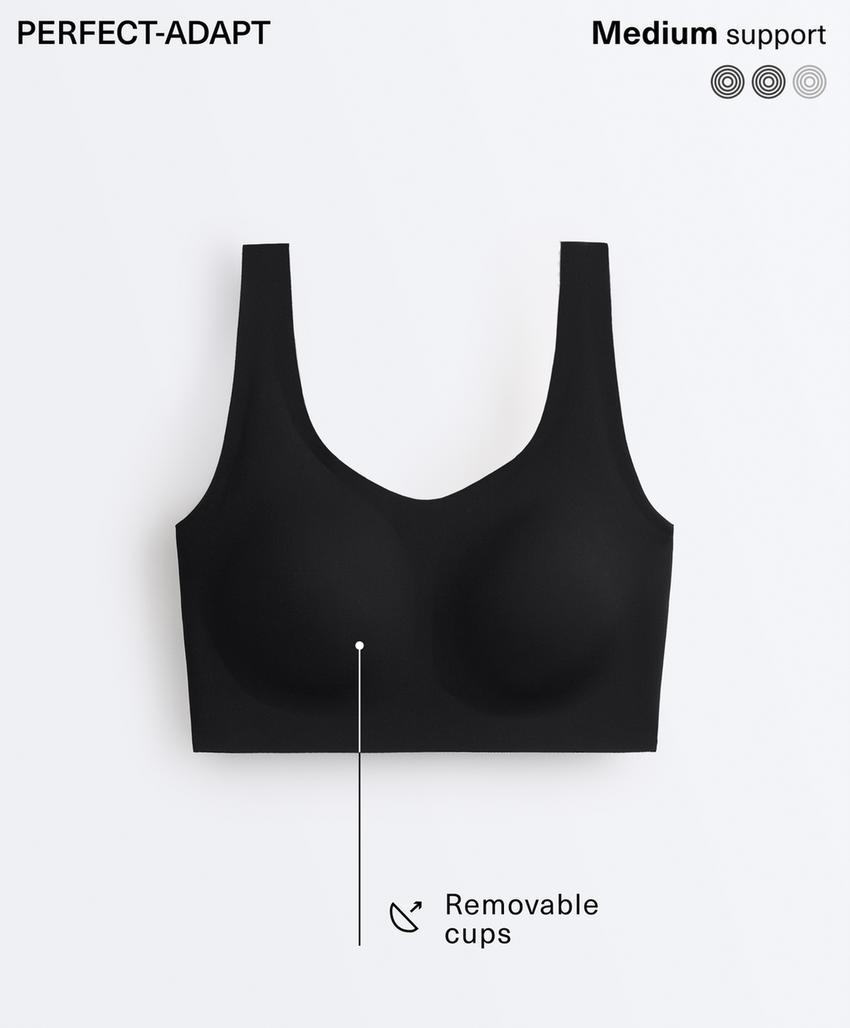 Спортивный бюстгальтер средней поддержки perfect-adapt с чашечками
