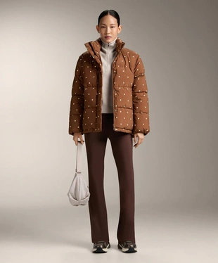 Вязаный свитер с высоким воротником и деталями RIB- Заказать в России