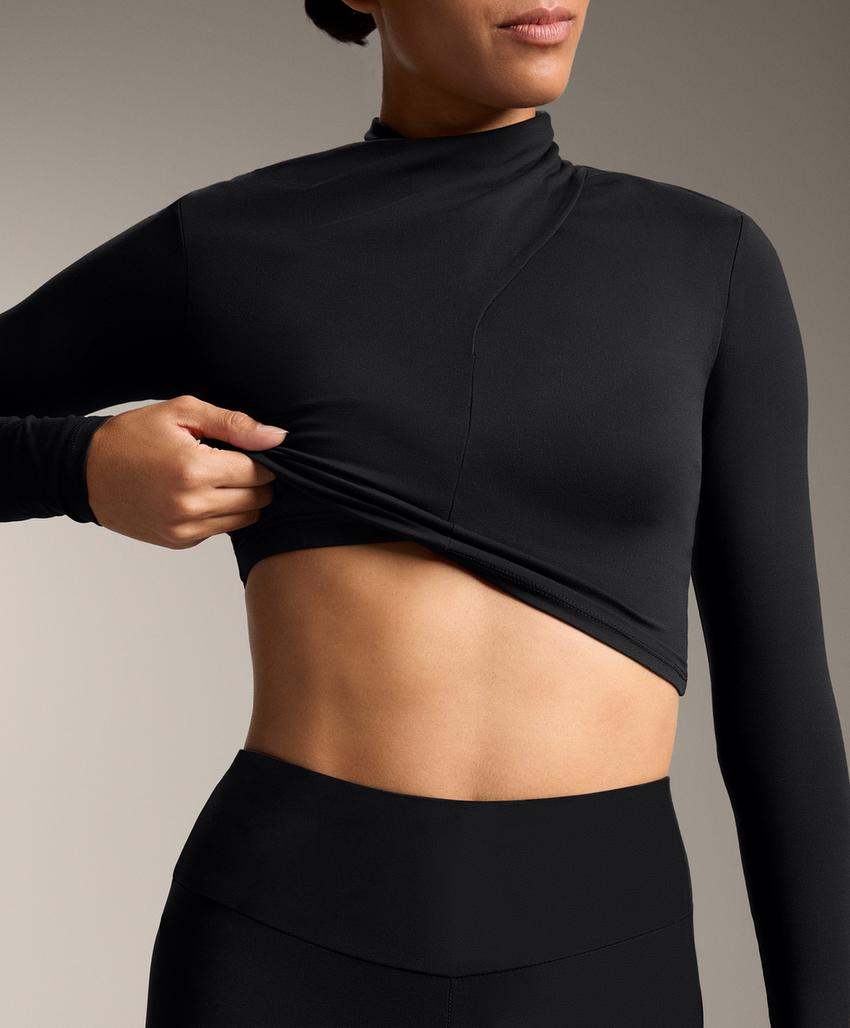 Футболка с драпированным вырезом comfortlux