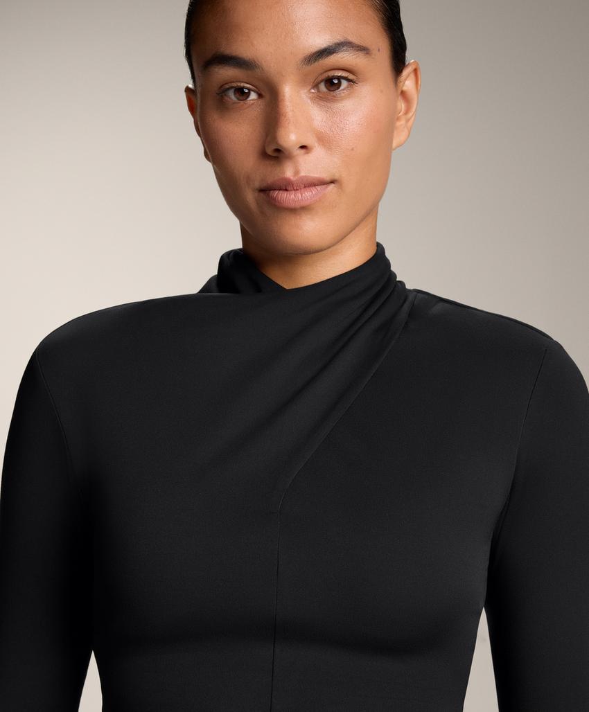 Футболка с драпированным вырезом comfortlux