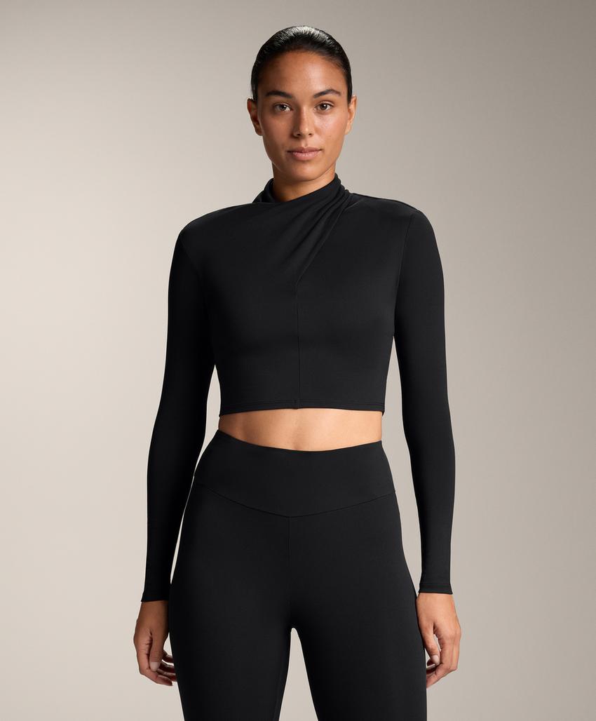 Футболка с драпированным вырезом comfortlux