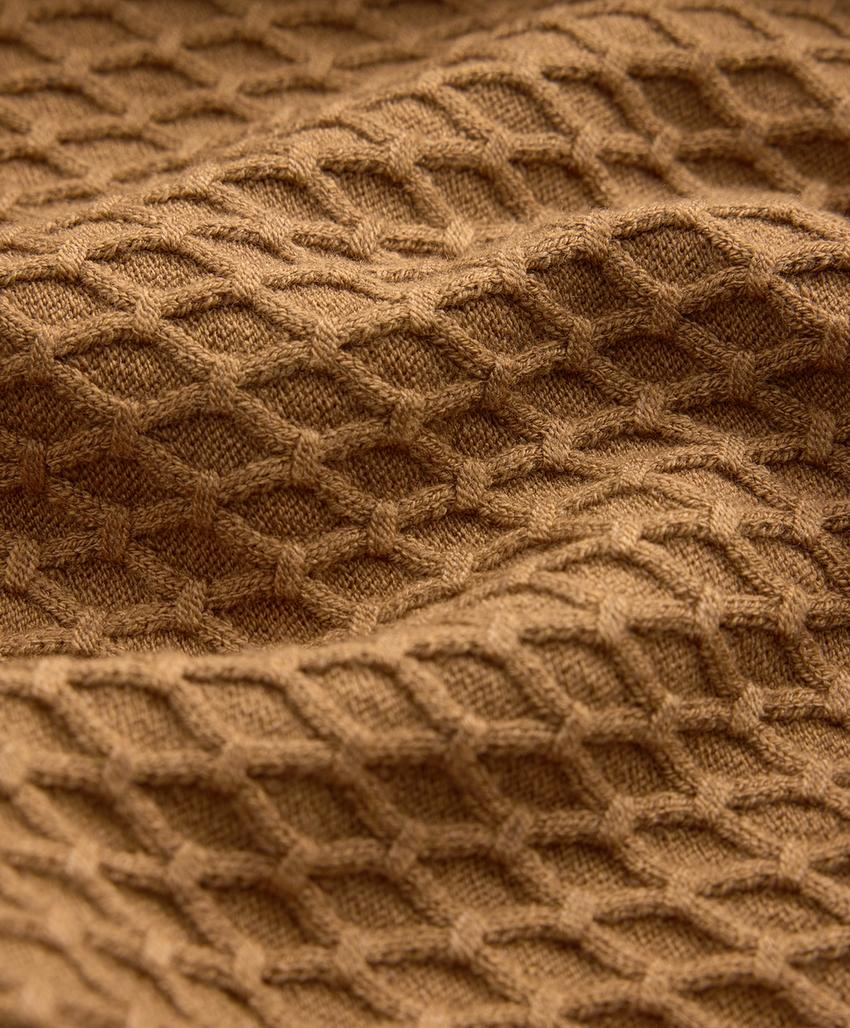 Структурированная вязаная куртка с капюшоном