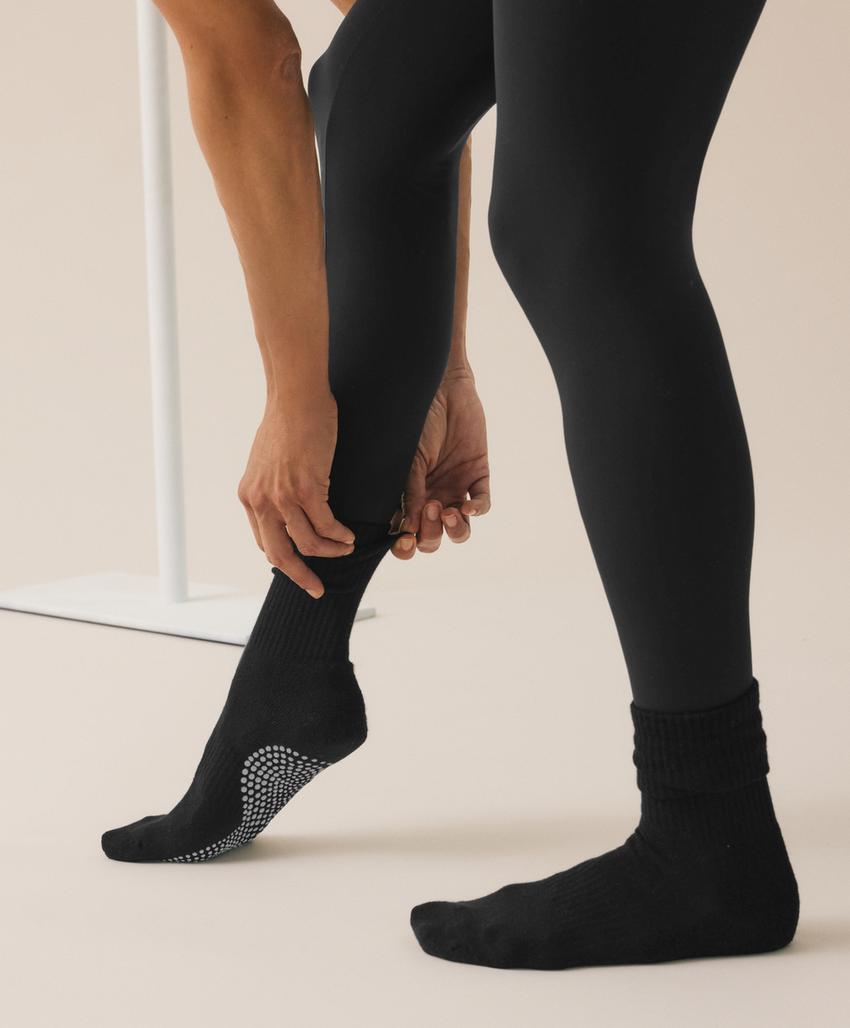2 пары классических носков из хлопкового микса для йоги и пилатеса