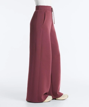 Брюки прямого кроя из хлопкового микса- Заказать в России