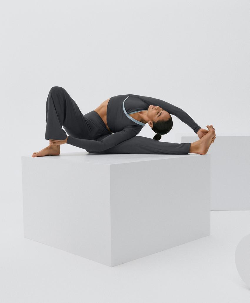 Футболка с длинным рукавом comfortlux с контрастной отделкой