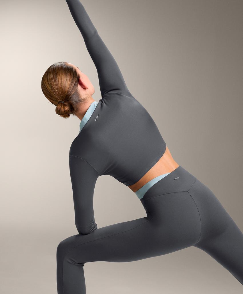 Футболка с длинным рукавом comfortlux с контрастной отделкой