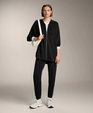 Брюки-джоггеры из ткани с модалом- Заказать в России