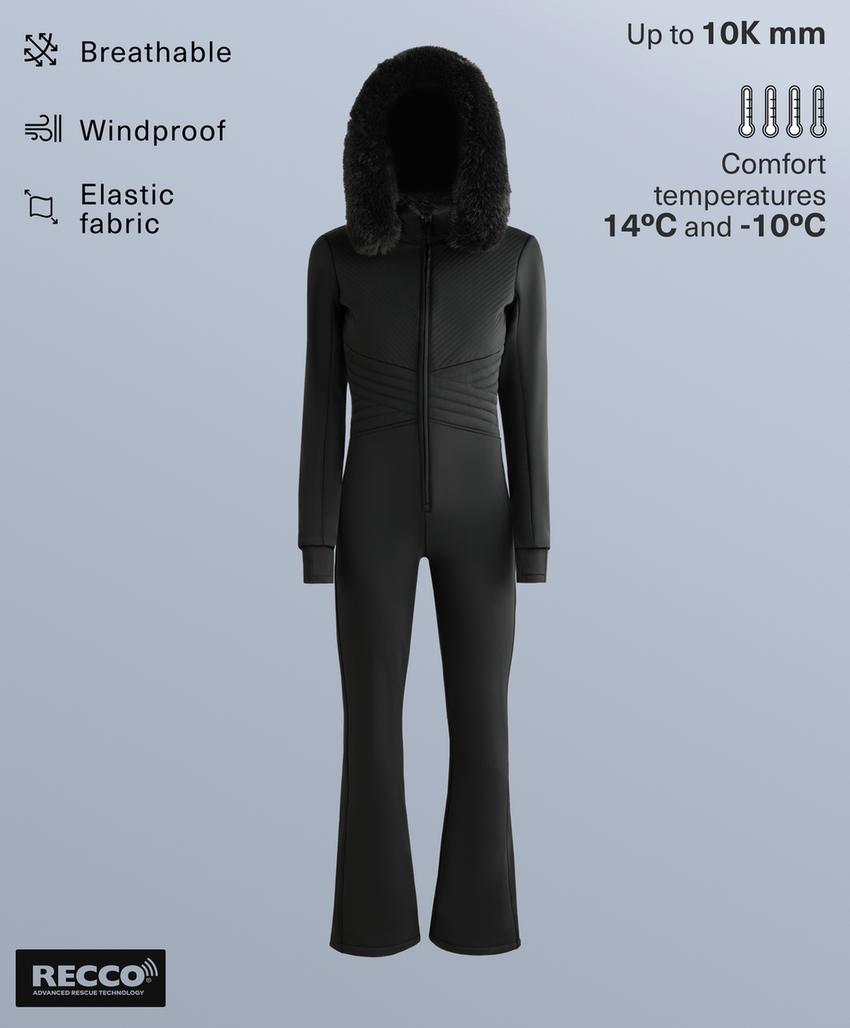Эластичный приталенный комбинезон SKI из водостойкой ткани