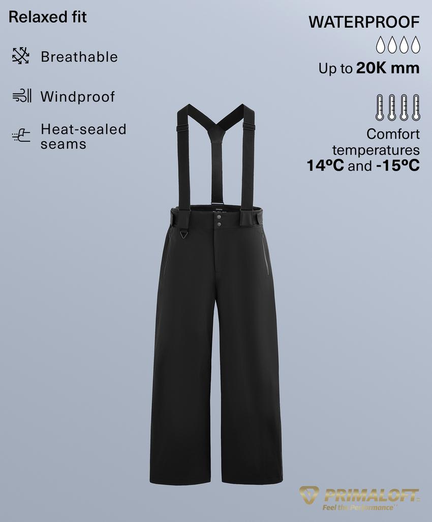 Защитные прямые брюки для горных лыж primaloft® feel the performance tm ski