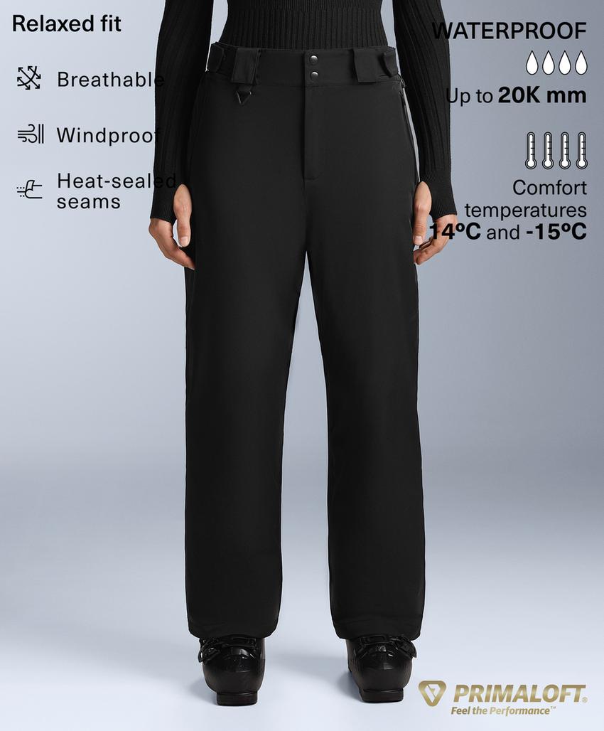 Защитные прямые брюки для горных лыж primaloft® feel the performance tm ski