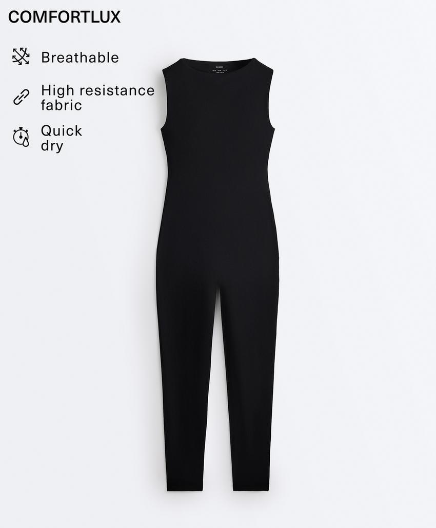 Длинный комбинезон Comfortlux с вырезом-лодочкой