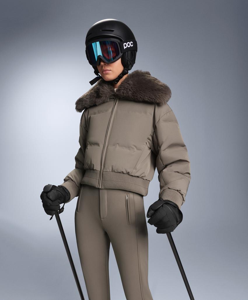 Пуховик minardi piume ski водоотталкивающий с наполнителем из 80% пуха и 20% перьев