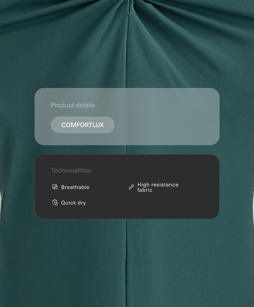 Длинный комбинезон из сетчатой ткани comfortlux