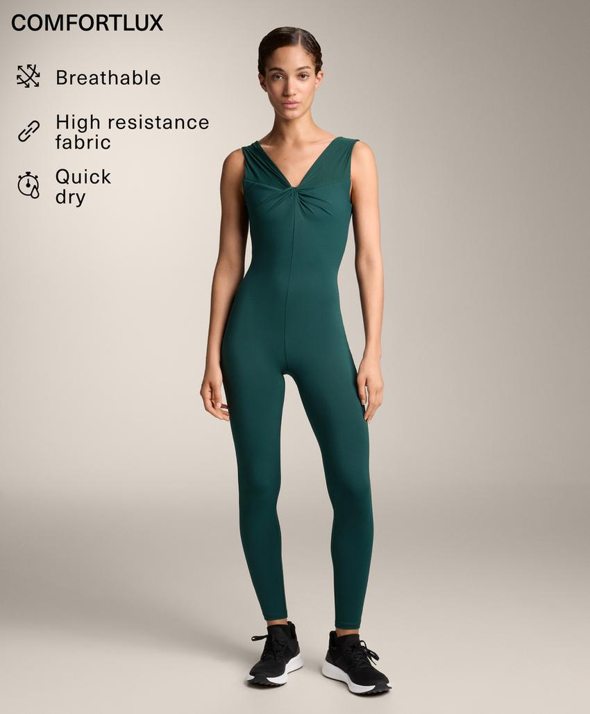 Длинный комбинезон из сетчатой ткани comfortlux