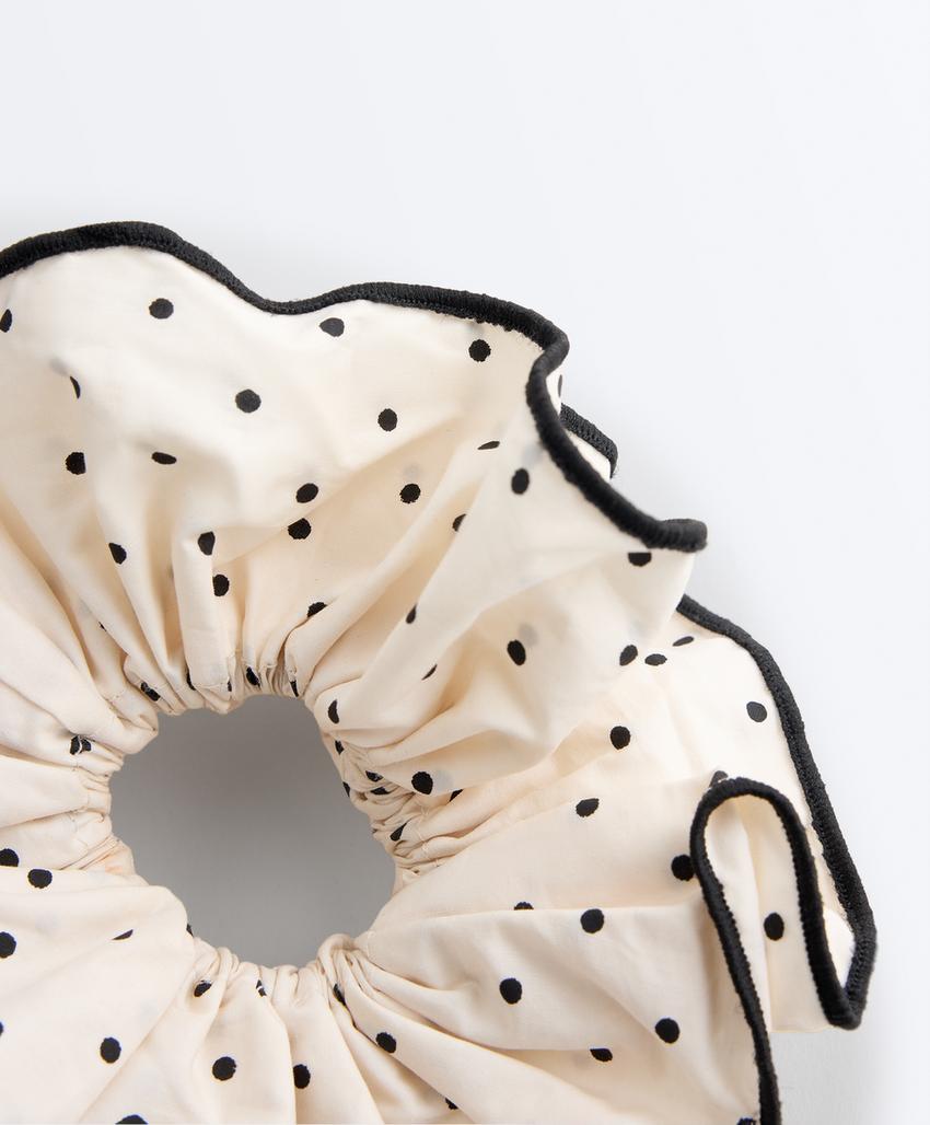 Большая резинка в горошек