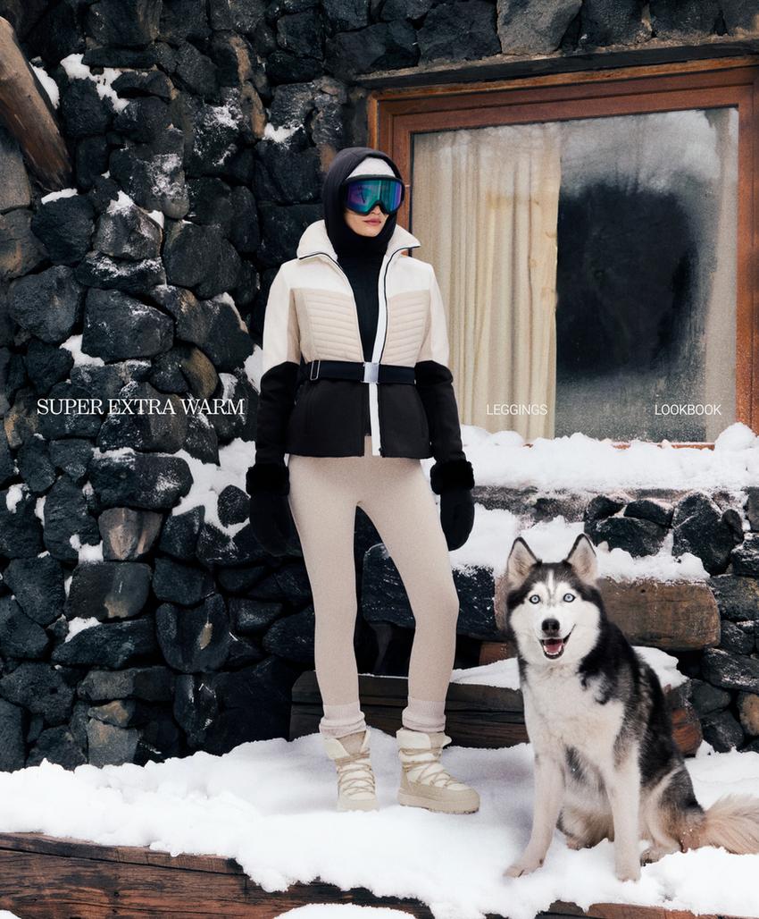 Супер-теплые безшовные брюки до щиколотки 70 см с высокой посадкой