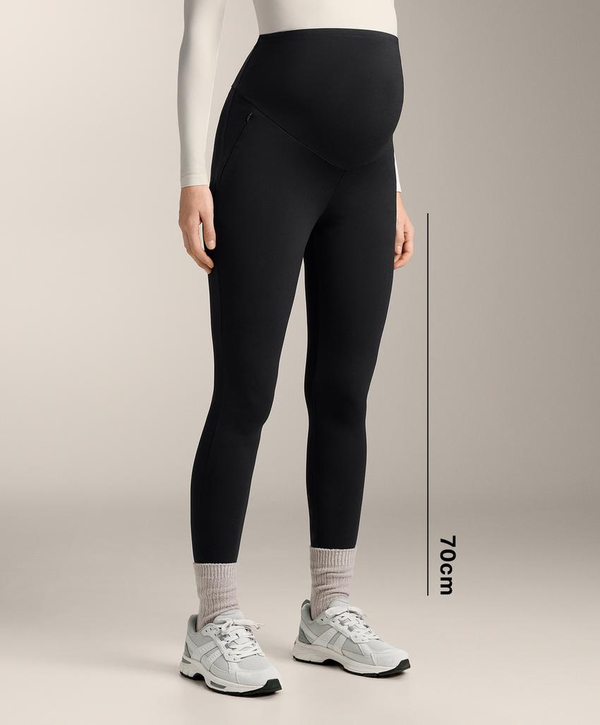 Теплые брюки для беременных до щиколотки 70 см