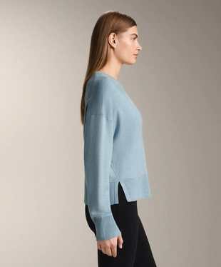 Свитер с круглым вырезом, 10% кашемир- Заказать в России