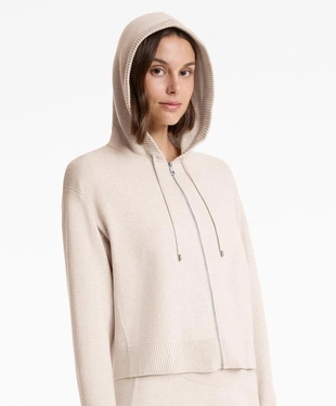 Вязаная куртка с капюшоном- Заказать в России