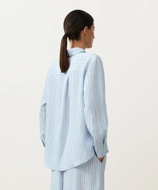 Рубашка в полоску обычного кроя- Заказать в России