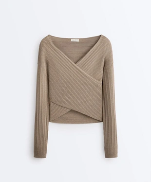 FINE KNIT RIB JUMPER- Заказать в России