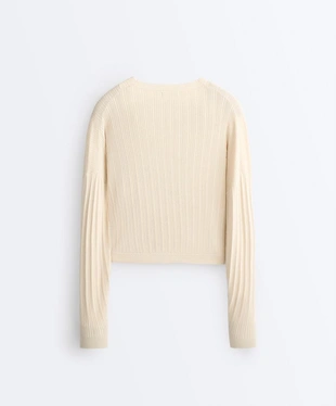 CROSSED RIB KNIT JUMPER- Заказать в России