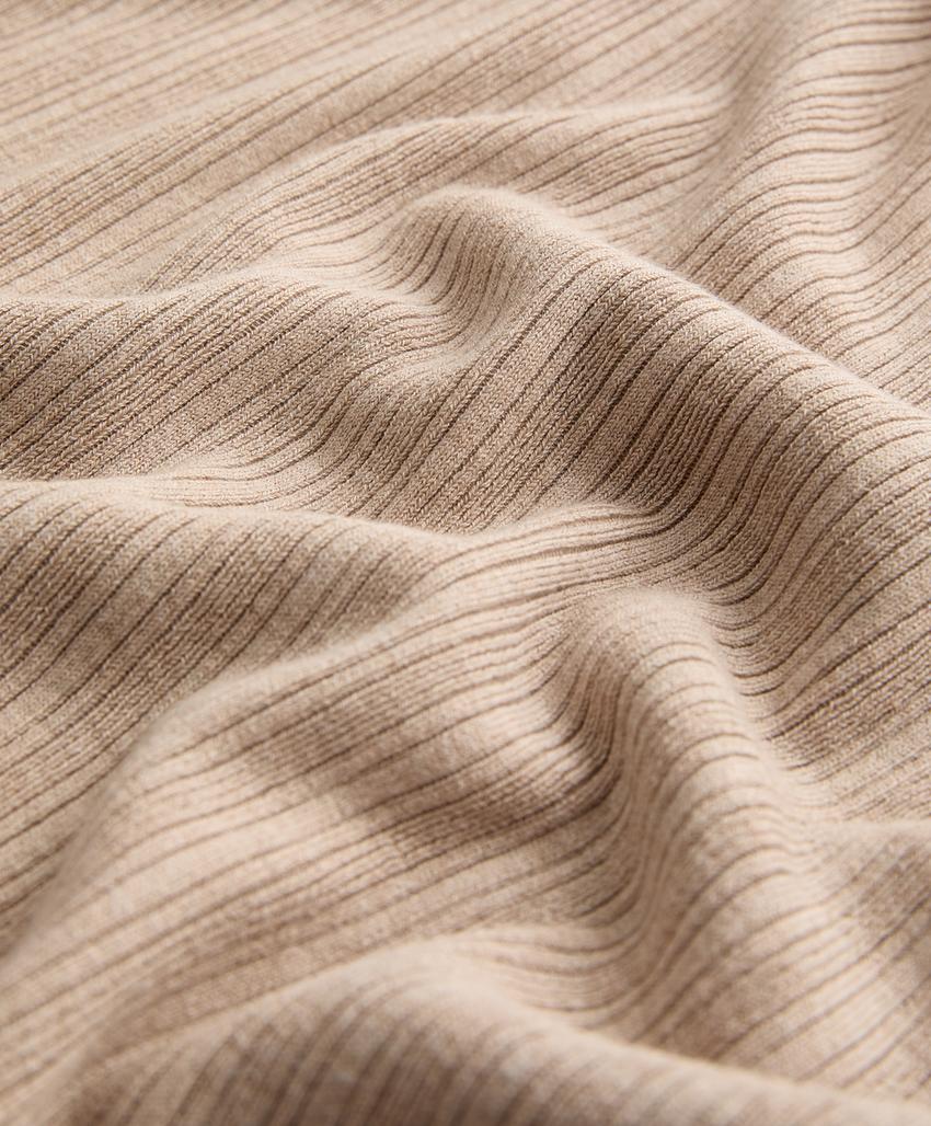 Вязаный свитер-пончо Rib