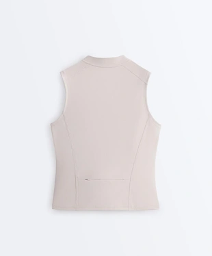 Футболка на молнии без рукавов- Заказать в России