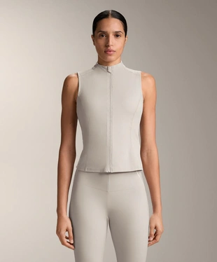 Футболка на молнии без рукавов- Заказать в России