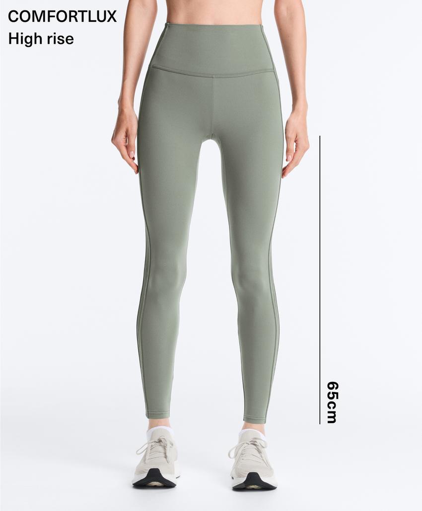 Леггинсы с высокой посадкой до щиколотки из ребристого материала comfortlux