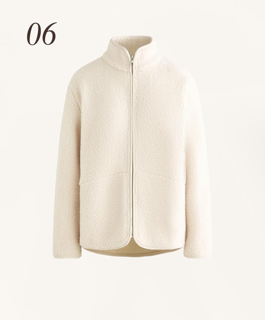 Куртка из меха искусственного овчины