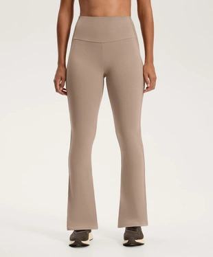 Брюки клеш в рубчик COMFORTLUX с завышенной талией- Заказать в России