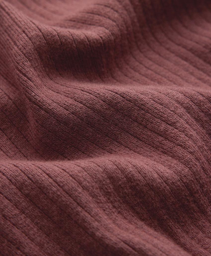 Жакет с капюшоном из ребристого трикотажа