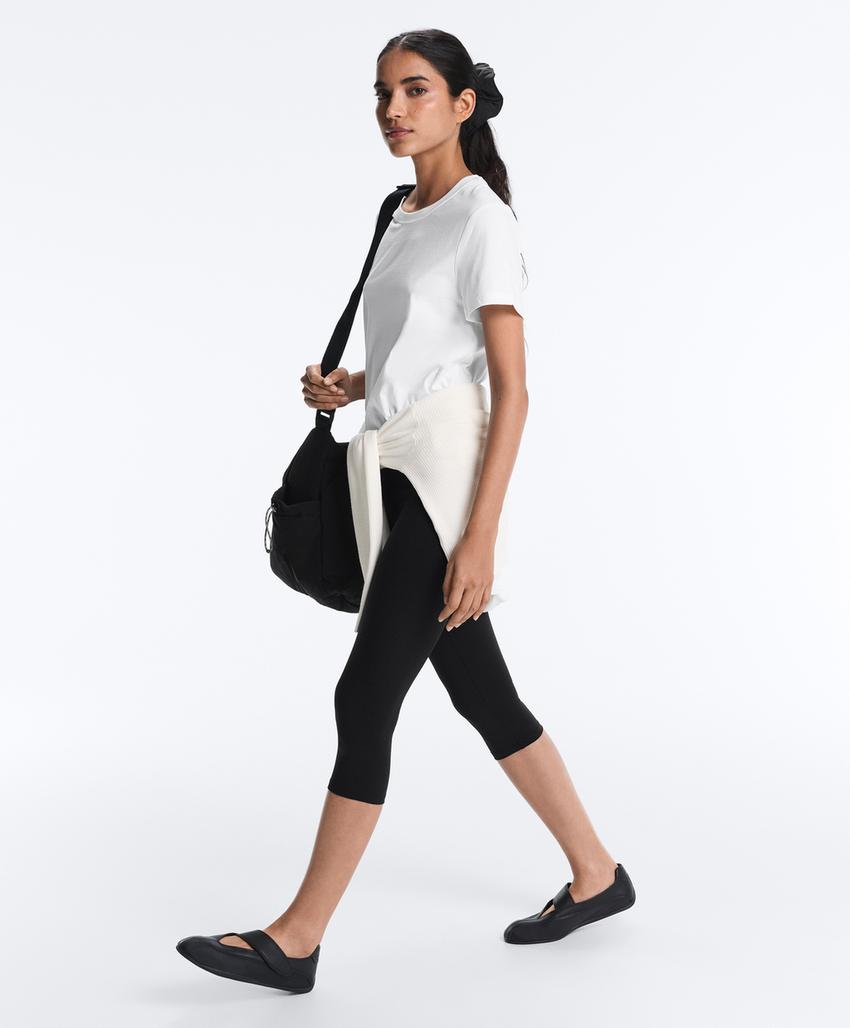 Футболка с коротким рукавом из хлопково-вискозной смеси с посадкой regular