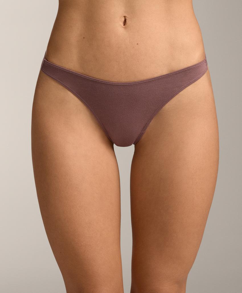 Тройной комплект трусиков из смесового хлопка с логотипом