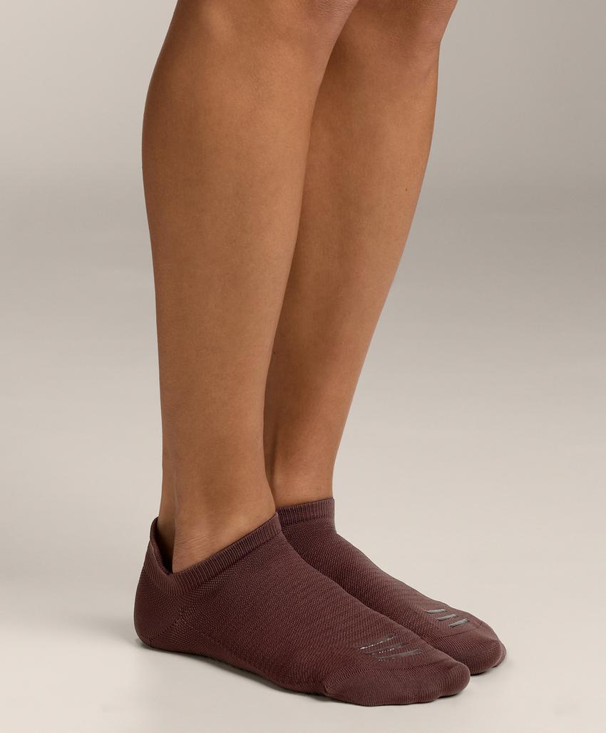 Носки-кеды для йоги и пилатеса из полиамидного смесового материала, 2 пары