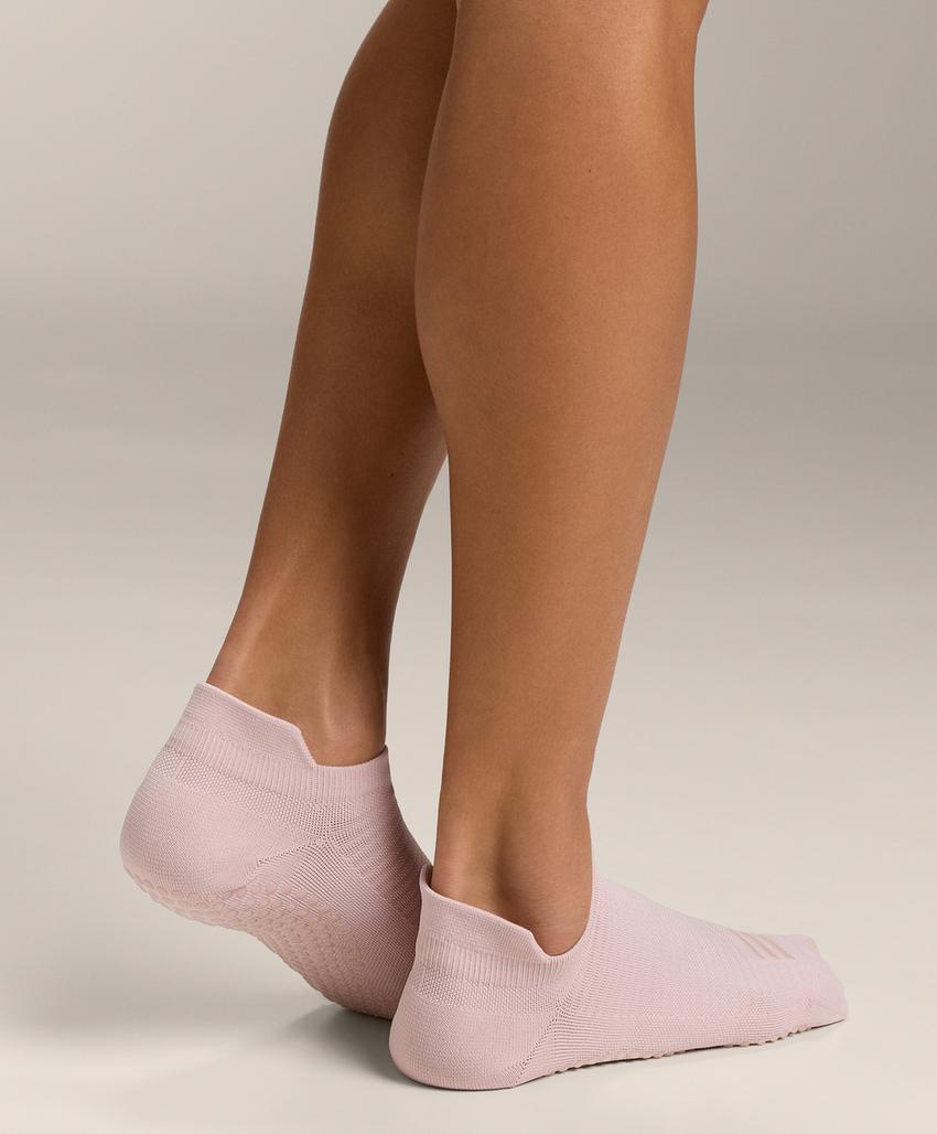 Носки-кеды для йоги и пилатеса из полиамидного смесового материала, 2 пары